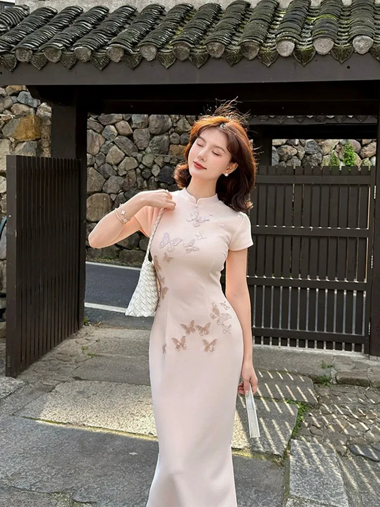 New Chinese Style National Trend Language Sequin Improved Skirt Women's Summer Waist Cinching L...
New Chinese Style National Trend Language Sequin Improved Skirt Women's Summer Waist Cinching L...