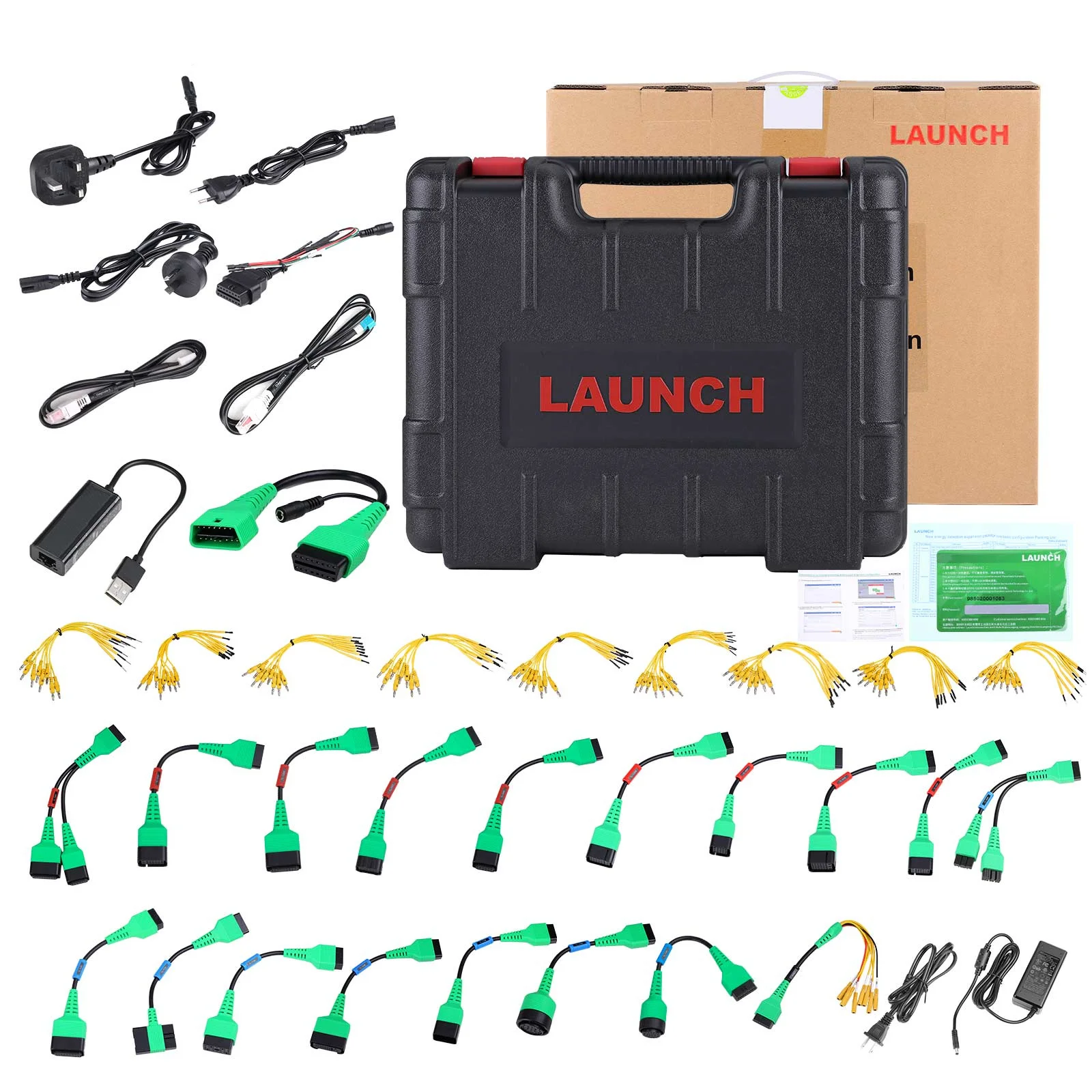 LAUNCH X431 EV Diagnostic Upgrade Kit + Activation Card Compatible with X431 PAD V & PAD VII PRO3 V+ 5.0 \ PRO3(PRO3S+ V5.0)
LAUNCH X431 EV Diagnostic Upgrade Kit + Activation Card Compatible with X431 PAD V & PAD VII PRO3 V+ 5.0 \ PRO3(PRO3S+ V5.0)