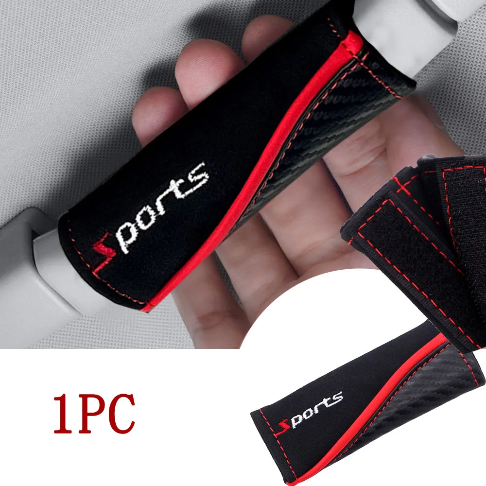 1Pc Car Handle Gloves Car Sports Logo Suede Handle Protection Cover Car Roof Armrest Pull Covers Auto Interior Accessories
1Pc Car Handle Gloves Car Sports Logo Suede Handle Protection Cover Car Roof Armrest Pull Covers Auto Interior Accessories