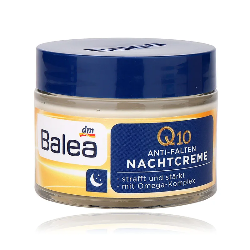 Balea Q10 Anti Wrinkle Regenerating Night Cream With Omega Formula Tighten Strengthen Skin Resistance Elasticity Moisturizing
Balea Q10 Anti Wrinkle Regenerating Night Cream With Omega Formula Tighten Strengthen Skin Resistance Elasticity Moisturizing
