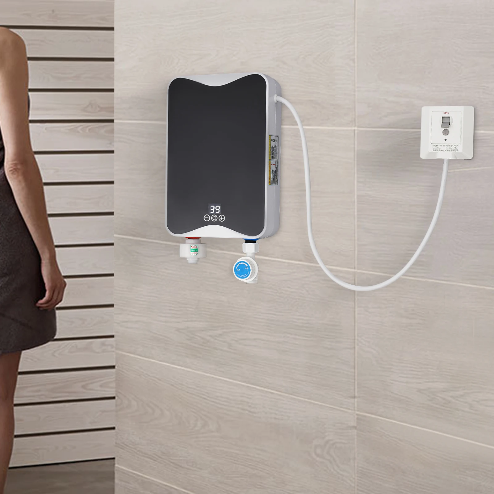 Powerful Electric Water Heater – 5500W, Stainless Steel, Fast Hot Water, Perfect for Cold Winter Showers kichen accessories
Powerful Electric Water Heater – 5500W, Stainless Steel, Fast Hot Water, Perfect for Cold Winter Showers kichen accessories