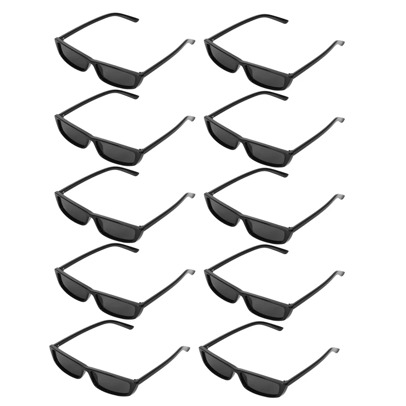 10X Vintage Rectangle Sunglasses Women Small Frame Sunglasses Retro Eyewear S17072 Black Frame Black
10X Vintage Rectangle Sunglasses Women Small Frame Sunglasses Retro Eyewear S17072 Black Frame Black