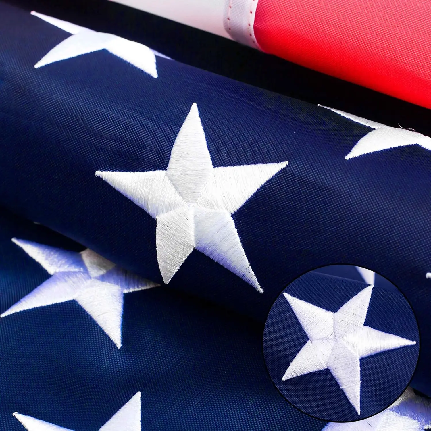 USA Flag 3x5 FT Heavy Duty Polyester Outdoor with Embroidered Stars Sewn Stripes Brass Grommets All Weather
USA Flag 3x5 FT Heavy Duty Polyester Outdoor with Embroidered Stars Sewn Stripes Brass Grommets All Weather