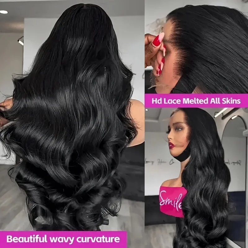 200Density Body Wave Lace Front Wig 13x4 Human Hair HD Lace Frontal Wig Human Hair Pre Plucked Brazilian Natural Black for Women
200Density Body Wave Lace Front Wig 13x4 Human Hair HD Lace Frontal Wig Human Hair Pre Plucked Brazilian Natural Black for Women