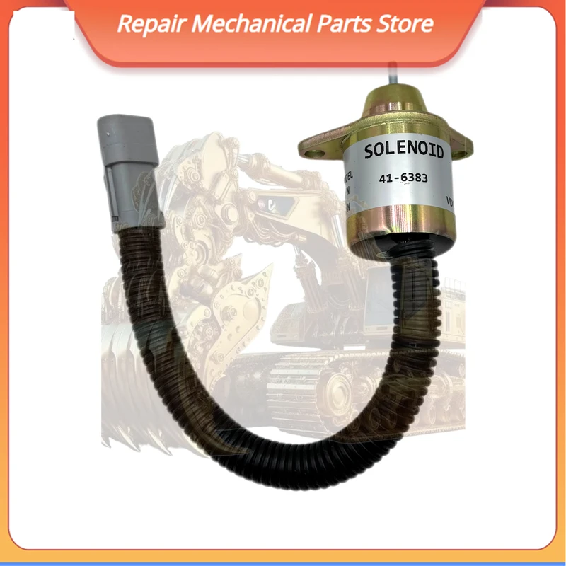Solenoid 41-6383 41-4306 Stop-shut Off For Yanmar Engine Construction Machinery Parts
Solenoid 41-6383 41-4306 Stop-shut Off For Yanmar Engine Construction Machinery Parts
