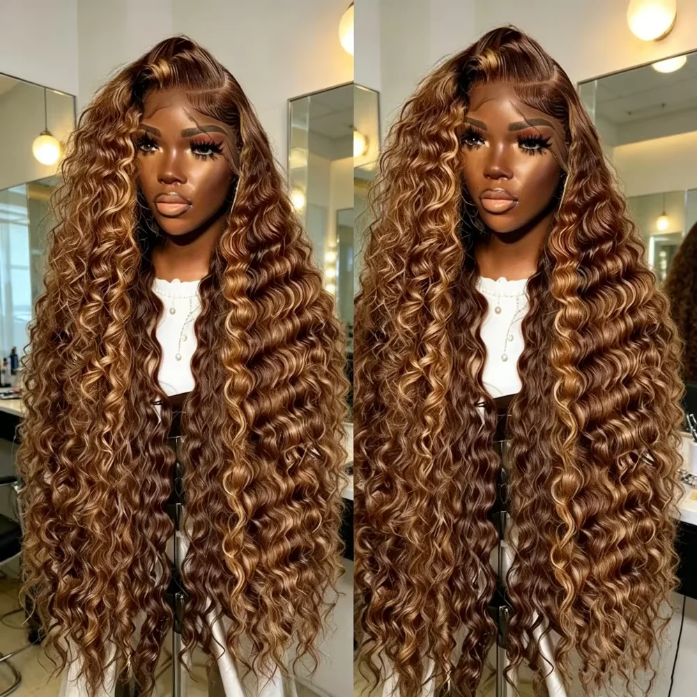 200% P4/27 Highlight Wig Human Hair Deep Wave 13x6 Hd Lace Frontal Wig Colored Ombre 13x4 Water Wave Curly Colored Lace Front Wigs
200% P4/27 Highlight Wig Human Hair Deep Wave 13x6 Hd Lace Frontal Wig Colored Ombre 13x4 Water Wave Curly Colored Lace Front Wigs