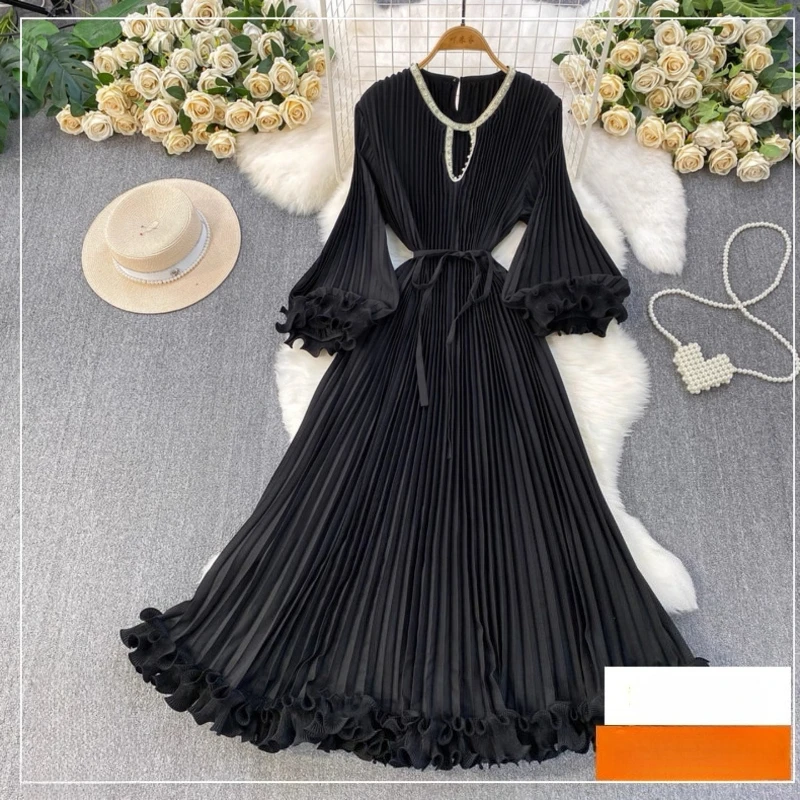 EGRM Роскошные длинные платья макси женские 2026, весенний праздник, меховое платье с длинными рукавами и оборками, плиссированное платье, вечерние свадебные халаты 7G5139
EGRM Роскошные длинные платья макси женские 2026, весенний праздник, меховое платье с длинными рукавами и оборками, плиссированное платье, вечерние свадебные халаты 7G5139