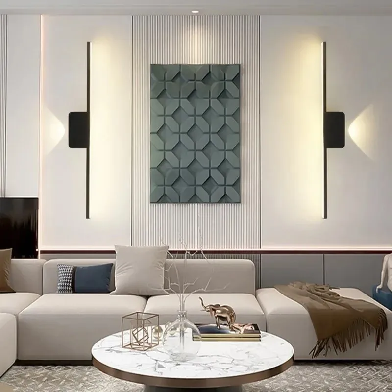 Современный минималистичный светодиодный настенный светильник для спальни, прикроватные длинные полосы, настенные бра для гостиной, дивана, фон, домашний светильник для внутреннего освещения
Современный минималистичный светодиодный настенный светильник для спальни, прикроватные длинные полосы, настенные бра для гостиной, дивана, фон, домашний светильник для внутреннего освещения