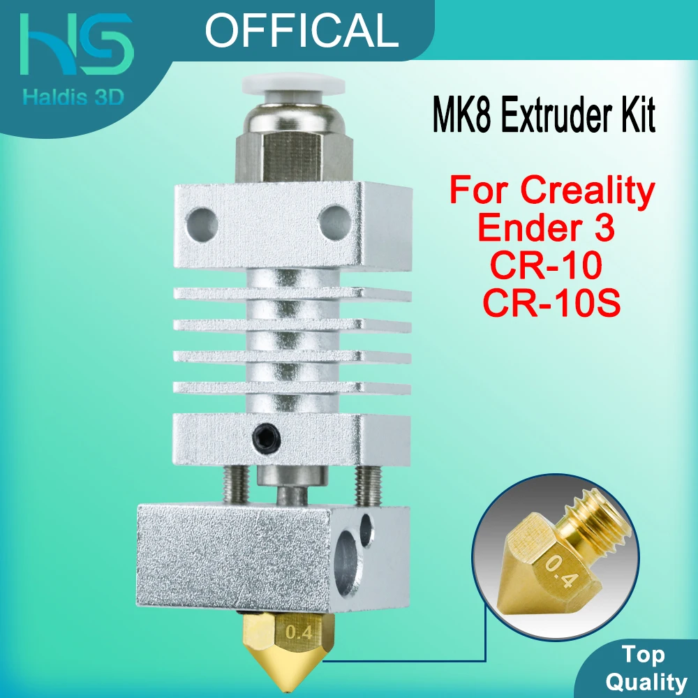 Для Creality Ender 3 CR-10 CR-10S Обновление Hotend Замена MK8 Полностью металлический экструдер Радиатор Комплект сопла 0,4 мм Деталь 3D-принтера
Для Creality Ender 3 CR-10 CR-10S Обновление Hotend Замена MK8 Полностью металлический экструдер Радиатор Комплект сопла 0,4 мм Деталь 3D-принтера