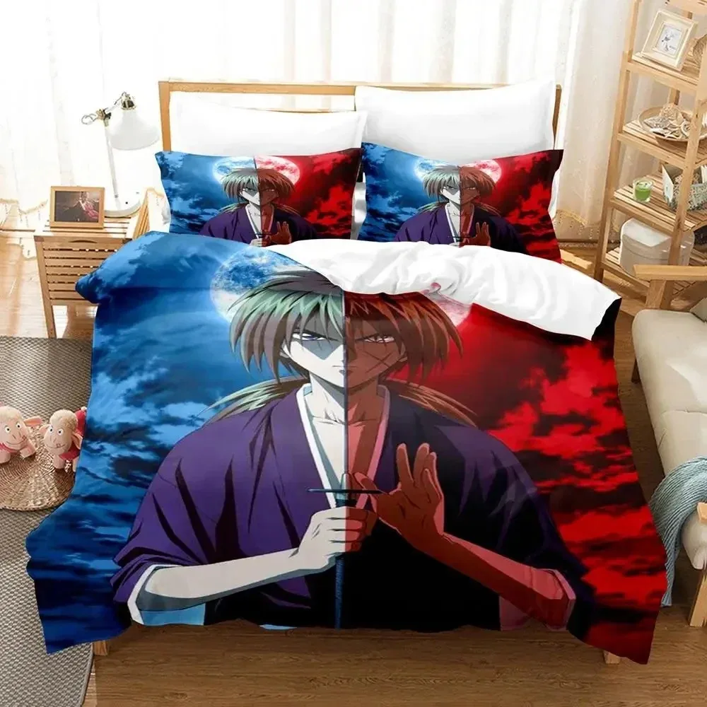 Anime Rurouni Kenshin Bedding Set Duvet Cover Bed Set Quilt Cover Pillowcase Comforter king Queen Size Boys Adult Bedding Set
Anime Rurouni Kenshin Bedding Set Duvet Cover Bed Set Quilt Cover Pillowcase Comforter king Queen Size Boys Adult Bedding Set