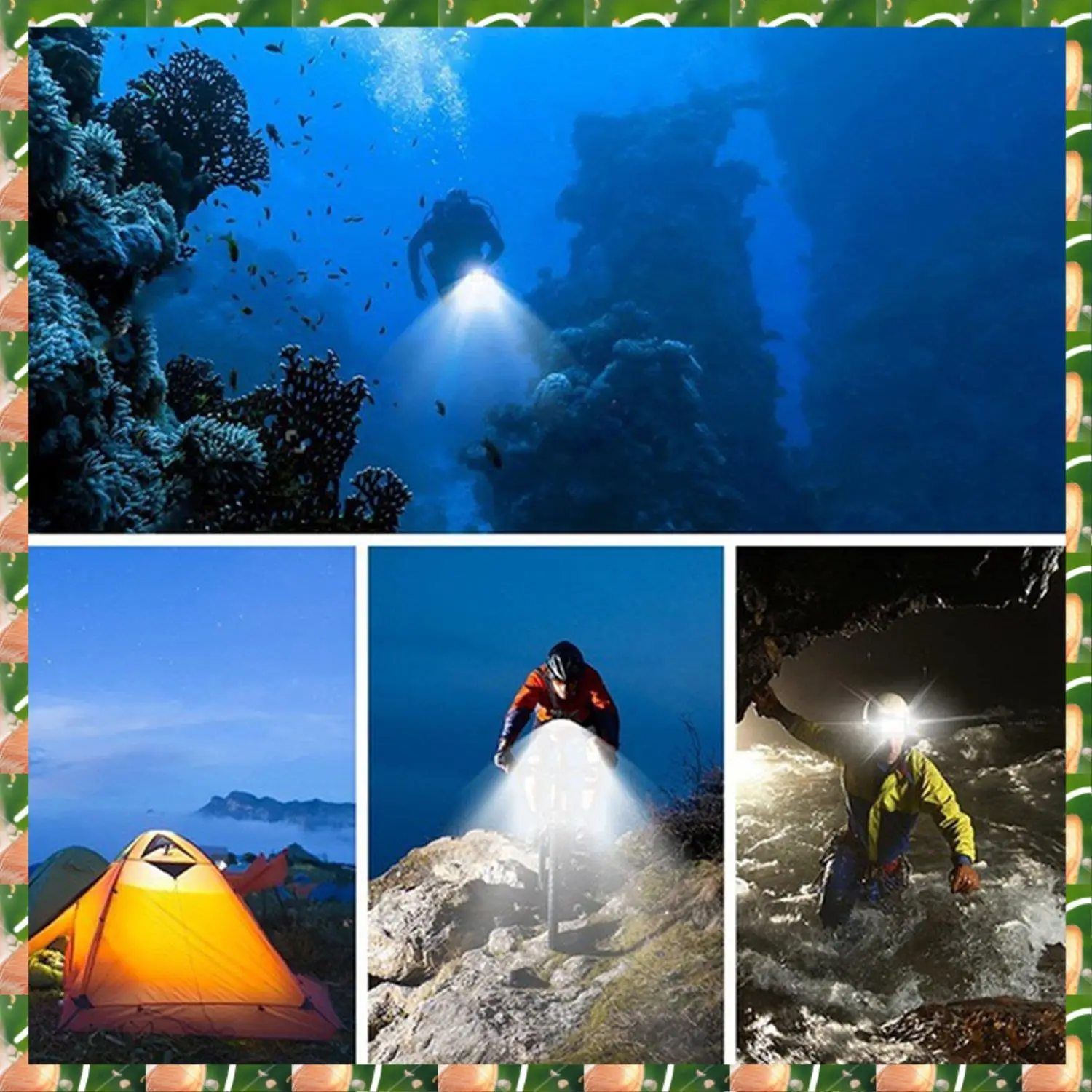 JAJA светильник для дайвинга, светодиодный ночник с регулируемой яркостью, видеосвет, подводный светильник для дайвинга для Go Pro Hero 
JAJA светильник для дайвинга, светодиодный ночник с регулируемой яркостью, видеосвет, подводный светильник для дайвинга для Go Pro Hero