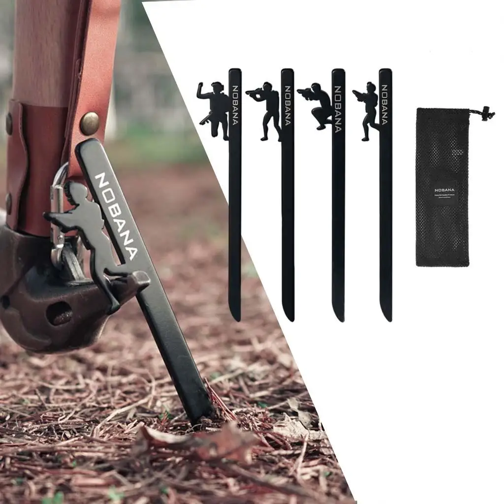 4x High Strength Tent Pegs Stakes Nails Canopy Rope for Outdoor Hard Snow Floor
4x High Strength Tent Pegs Stakes Nails Canopy Rope for Outdoor Hard Snow Floor