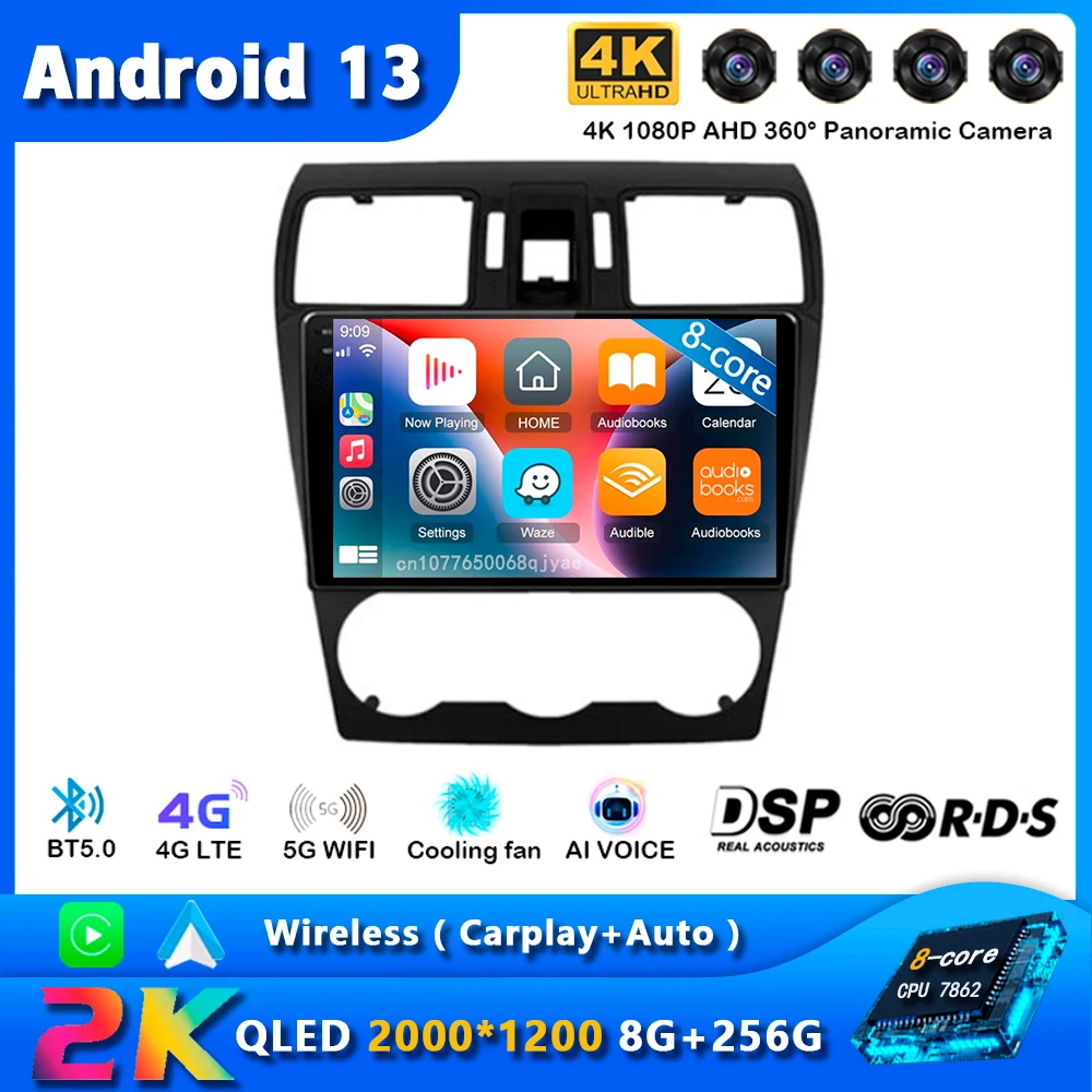 Автомобильный радиоприемник Carplay, Android 13, для Subaru Forester XV WRX 2012- 2015, GPS-навигация, мультимедийный плеер, Wi-Fi + 4G стерео, 2 DIN BT авто
Автомобильный радиоприемник Carplay, Android 13, для Subaru Forester XV WRX 2012- 2015, GPS-навигация, мультимедийный плеер, Wi-Fi + 4G стерео, 2 DIN BT авто