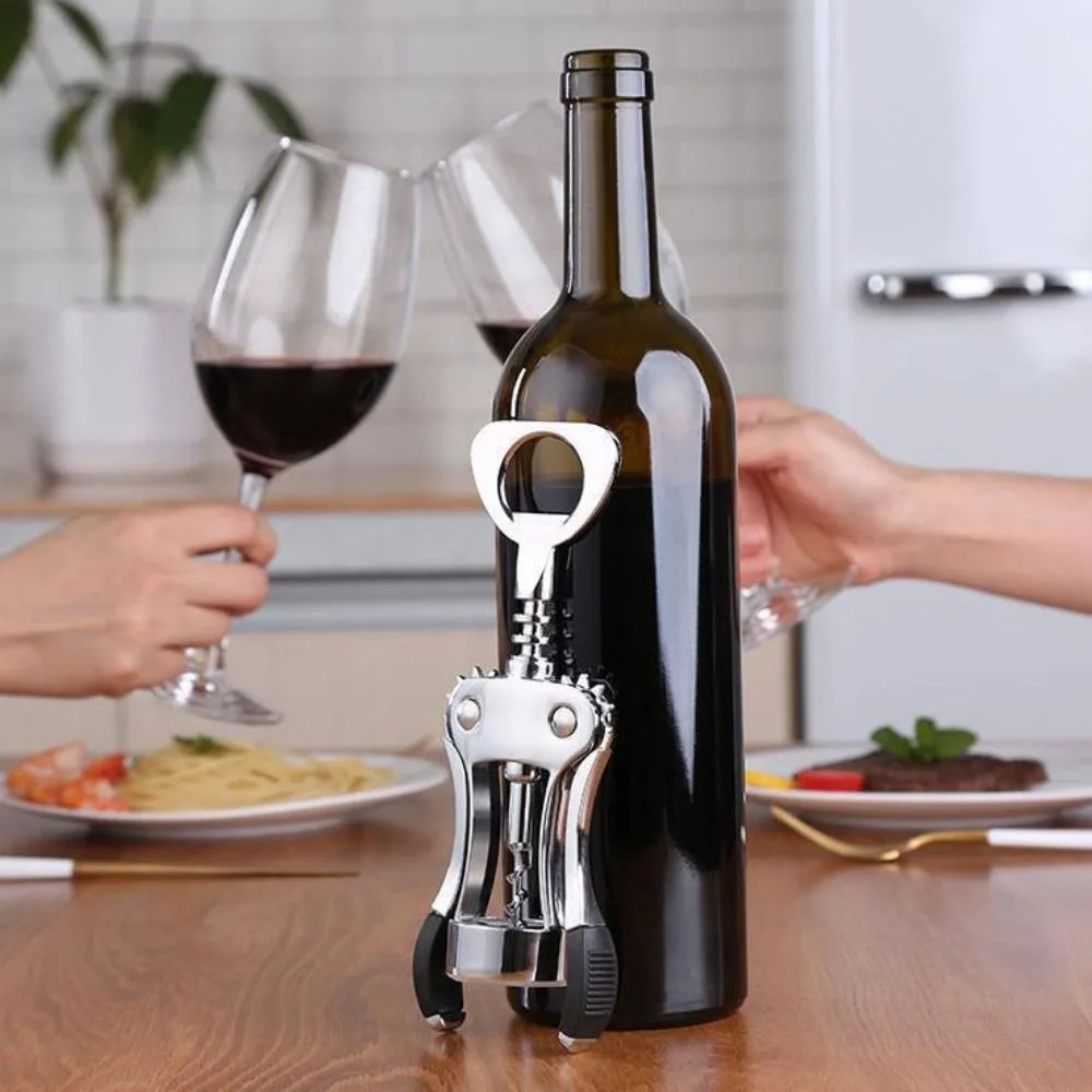 Kitchen Gadget 2 in 1 Wine Corkscrew Stainless Steel Manual Bottles Opener Spring Loaded Wine Bottles Cork Remover Restaurants
Kitchen Gadget 2 in 1 Wine Corkscrew Stainless Steel Manual Bottles Opener Spring Loaded Wine Bottles Cork Remover Restaurants