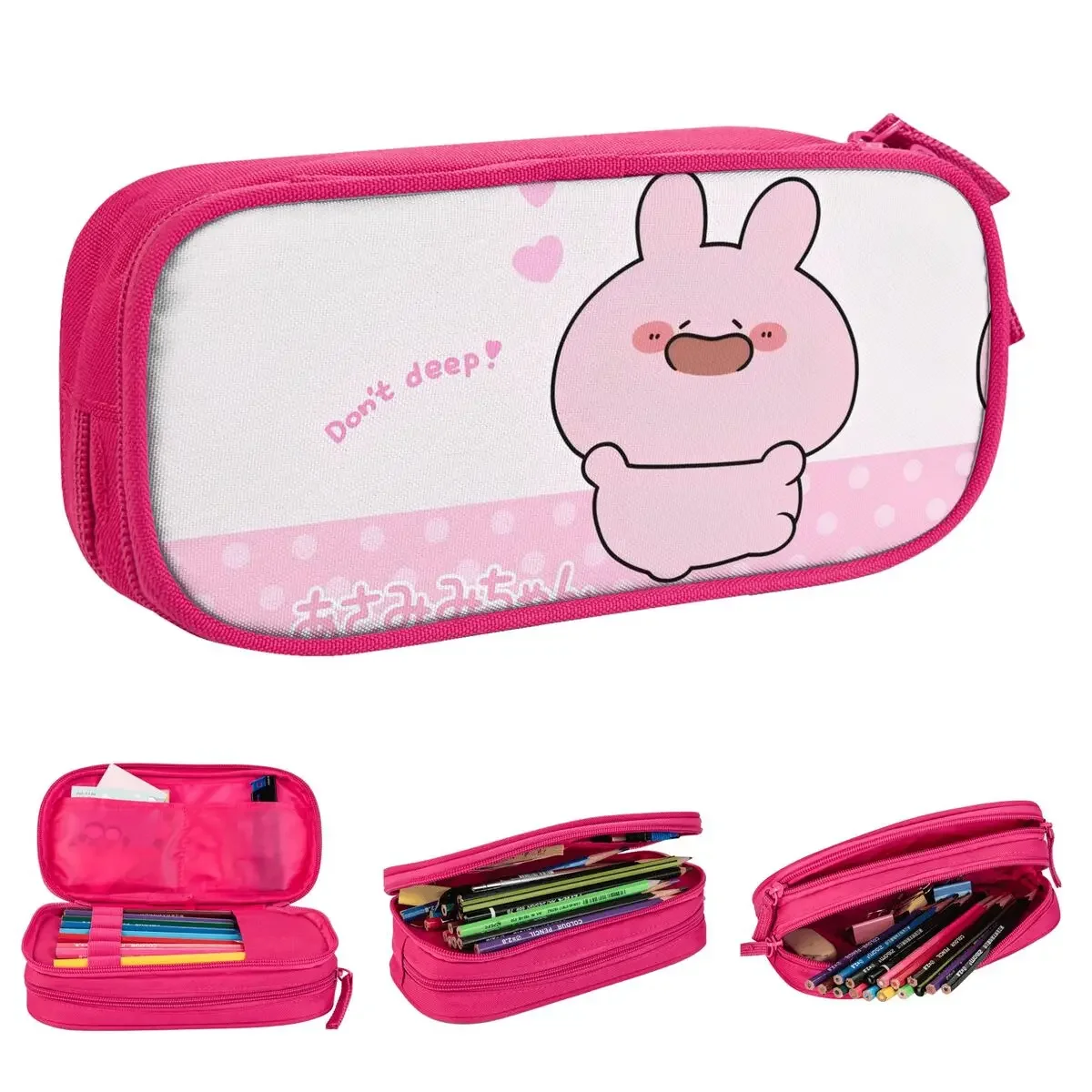 Fun Asamimichaan Cute Asamimi Pencil Cases Pencil Box Pen for Student Large Storage Bag Students School Gift Stationery
Fun Asamimichaan Cute Asamimi Pencil Cases Pencil Box Pen for Student Large Storage Bag Students School Gift Stationery