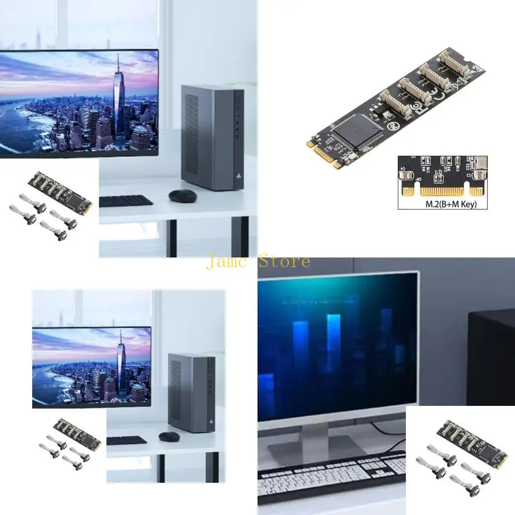LX0B M.2 B+M Ключ к 4 порту RS232 Последовательный порт промышленной последовательный порт M.2 B+M Card Card WCH384 Чип для ПК
LX0B M.2 B+M Ключ к 4 порту RS232 Последовательный порт промышленной последовательный порт M.2 B+M Card Card WCH384 Чип для ПК