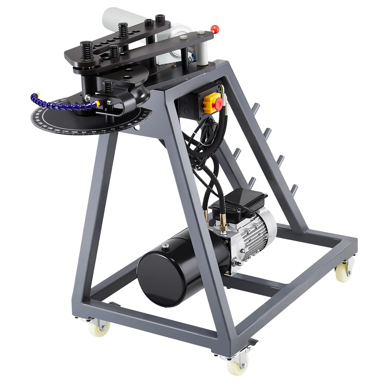 SucceBuy Electric Tube Bending Machine 750W Electric Tubing Bender w/ 6L Hydraulic Cylinder w/ 3 Dies for 1" 1-1/2" 1-3/4" Pipes
SucceBuy Electric Tube Bending Machine 750W Electric Tubing Bender w/ 6L Hydraulic Cylinder w/ 3 Dies for 1" 1-1/2" 1-3/4" Pipes