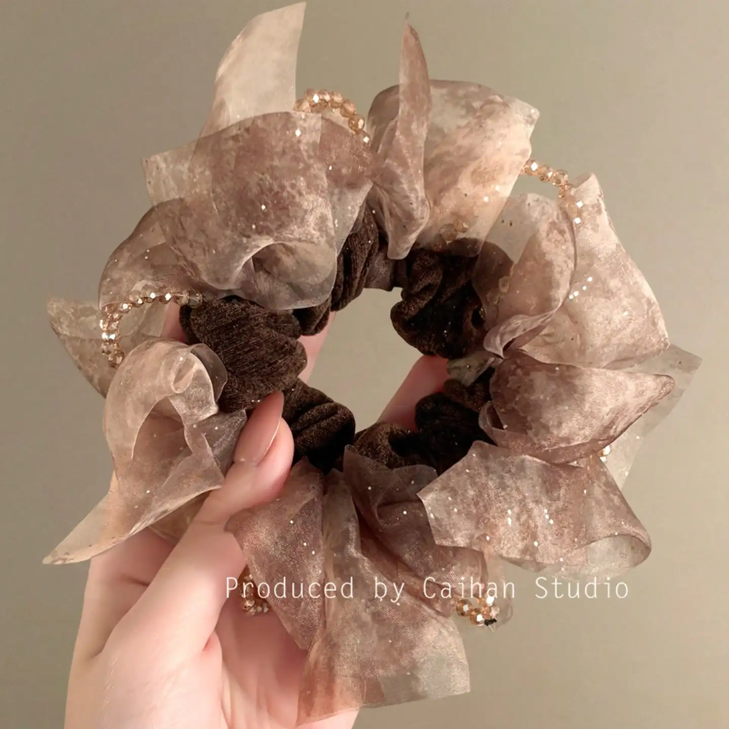 Beaded Scrunchie Hair Tie Ponytail Bun Elastic For Women
Beaded Scrunchie Hair Tie Ponytail Bun Elastic For Women
