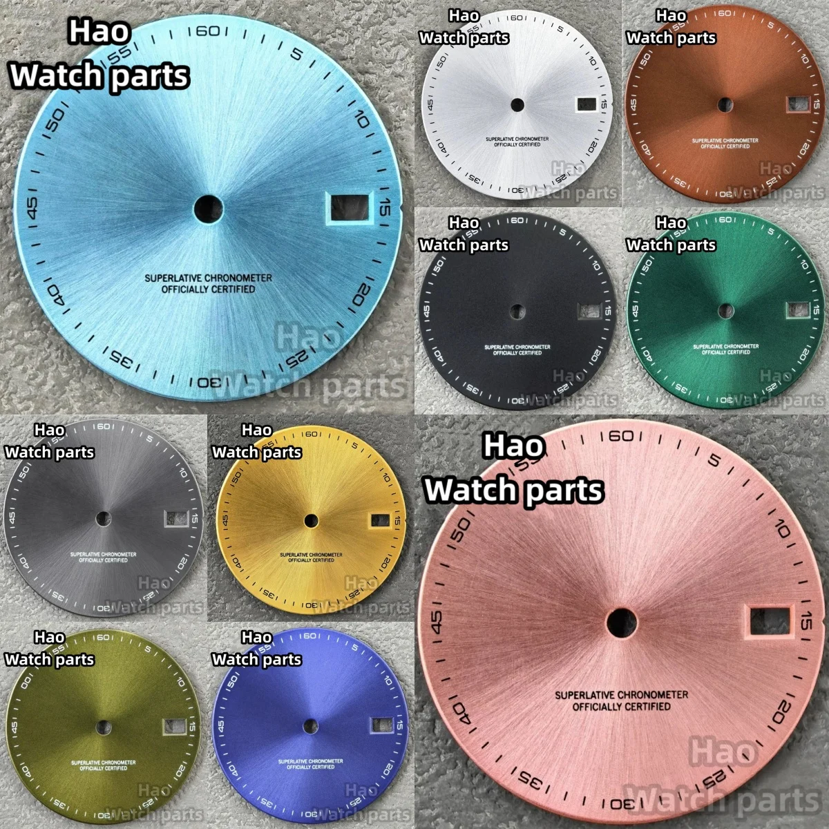 Modified Sun Pattern Series Color Non-Luminous Dial 29 mm Sterile Dial 3 O'clock Suitable For NH35 Movement Watch Accessories
Modified Sun Pattern Series Color Non-Luminous Dial 29 mm Sterile Dial 3 O'clock Suitable For NH35 Movement Watch Accessories