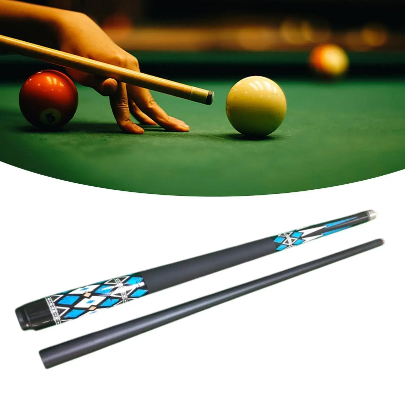 Smooth Powerful Carbon Fiber Pool Cue Stick Two Piece Billiard Grip Snooker Cue for Home Table Billiard Play
Smooth Powerful Carbon Fiber Pool Cue Stick Two Piece Billiard Grip Snooker Cue for Home Table Billiard Play