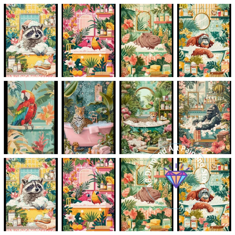 Tropical Jungle Animal AB Diamond Painting Kit Square Round Diamond 5D DIY Mosaic Handmade Art Adult Exquisite Gift Home Decor
Tropical Jungle Animal AB Diamond Painting Kit Square Round Diamond 5D DIY Mosaic Handmade Art Adult Exquisite Gift Home Decor