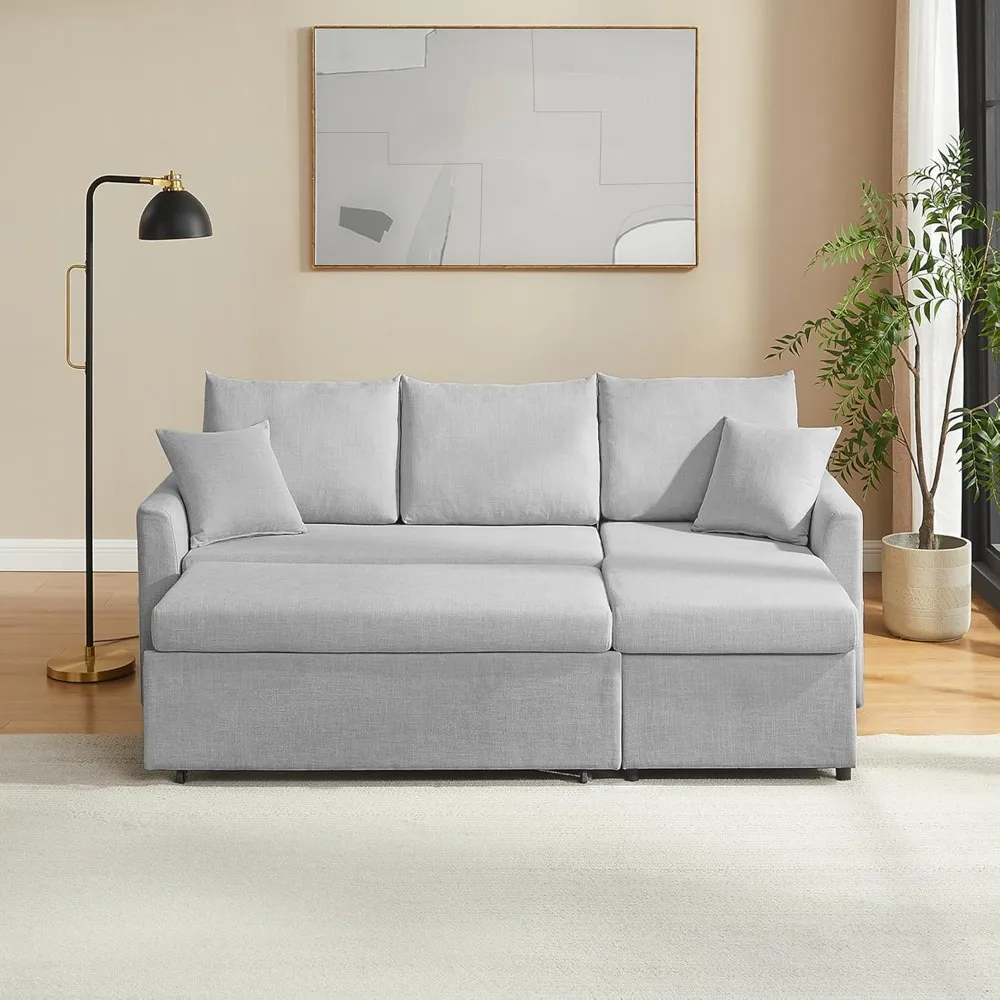 L Shaped Convertible Sofa Bed, Dual USB-C Charging, Pull Out Beds, Reversible Chaise with Storage &Pockets, Living Room Sofa Bed
L Shaped Convertible Sofa Bed, Dual USB-C Charging, Pull Out Beds, Reversible Chaise with Storage &Pockets, Living Room Sofa Bed