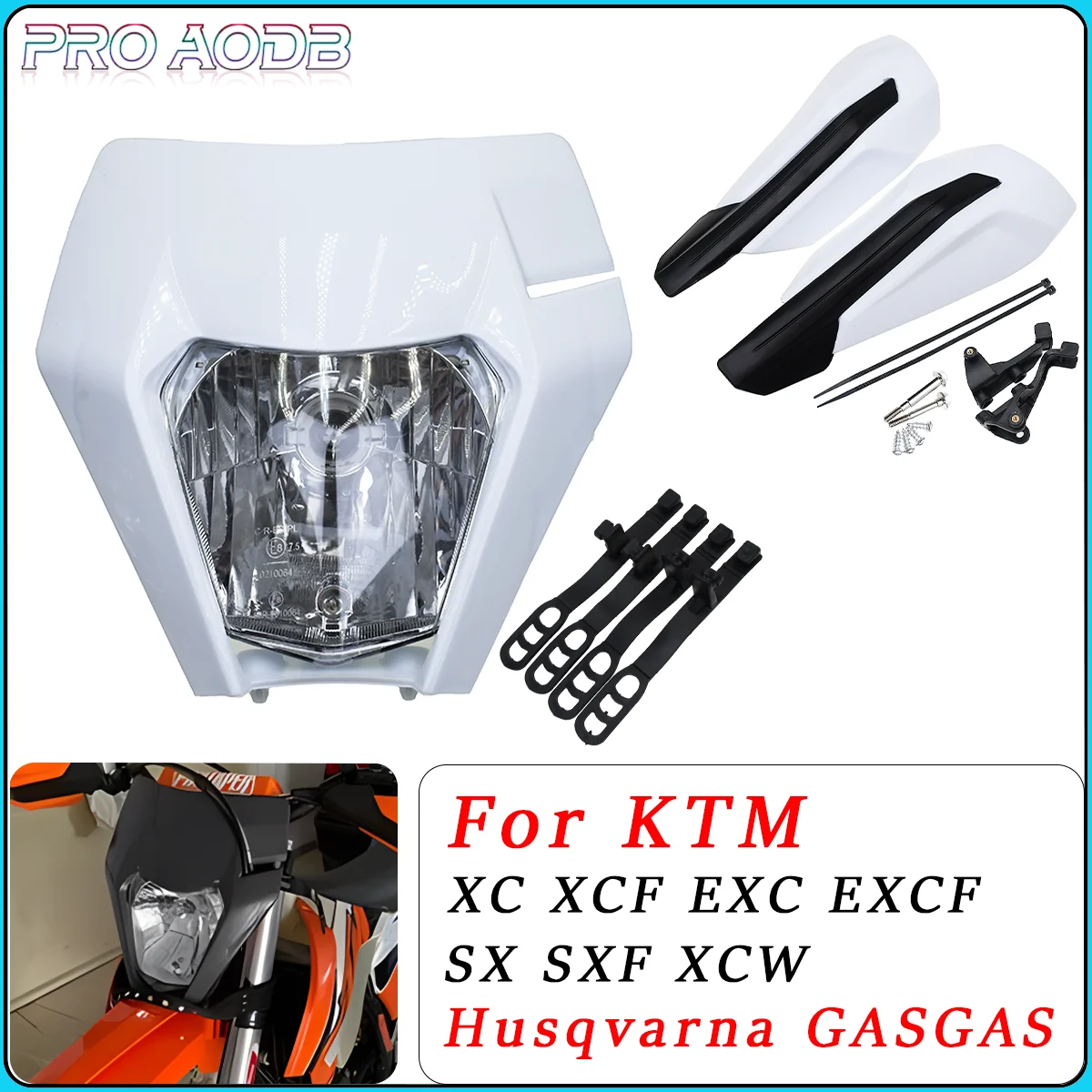 Motorcycle Headlight Supermoto for KTM EXC EXCF SXF SX XC XCF XCW XCFW 125 150 250 350 450 530 Headlamp Enduro Motocross
Motorcycle Headlight Supermoto for KTM EXC EXCF SXF SX XC XCF XCW XCFW 125 150 250 350 450 530 Headlamp Enduro Motocross