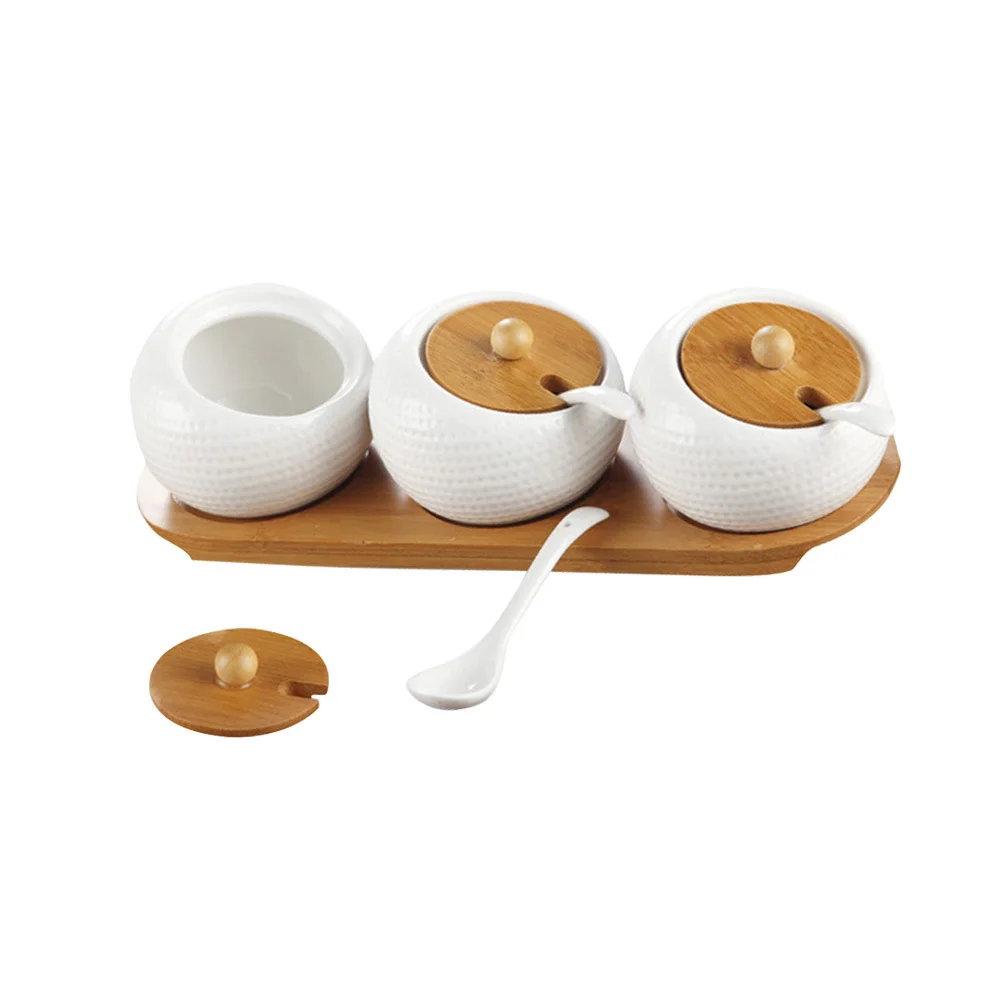 Керамические банки для специй, набор из 3 бамбуковых крышек, деревянный поднос, кухонный органайзер для приправ, элегантные современные контейнеры для хранения
Керамические банки для специй, набор из 3 бамбуковых крышек, деревянный поднос, кухонный органайзер для приправ, элегантные современные контейнеры для хранения