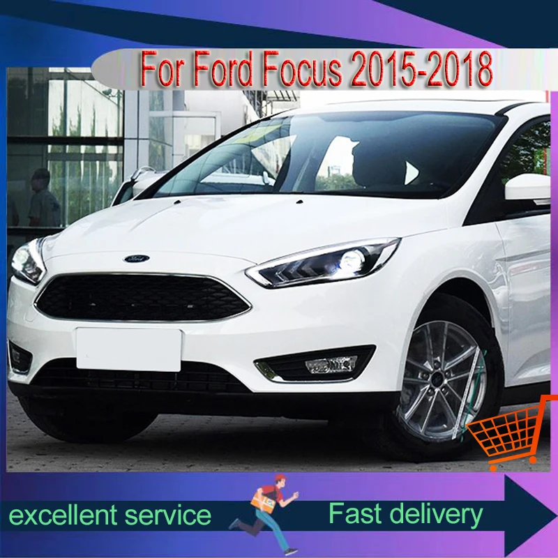 Headlight Accessories For Ford Focus 2015-2018 Highlight Auto LED Lights for Vehicles Front Lamps DRL Tools Car Light Assemblies
Headlight Accessories For Ford Focus 2015-2018 Highlight Auto LED Lights for Vehicles Front Lamps DRL Tools Car Light Assemblies