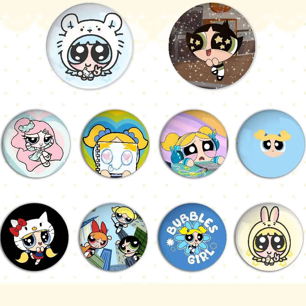 Cute T-The Power-puff Girls Badges Fans' Cartoon Lapel Pins Brooch Emblem Trinkets Gifts Folks Backpack Decor Jewelry Pieces
Cute T-The Power-puff Girls Badges Fans' Cartoon Lapel Pins Brooch Emblem Trinkets Gifts Folks Backpack Decor Jewelry Pieces