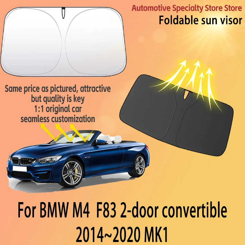 For BMW M4 2-door convertible 2014~2020 19 Front Windshield Sunshade Privacy curtain Car Heat Sun Visor High quality Accessories
For BMW M4 2-door convertible 2014~2020 19 Front Windshield Sunshade Privacy curtain Car Heat Sun Visor High quality Accessories