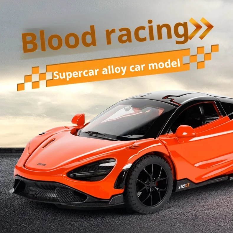 1:32 McLaren 765LT Alloy Simulation Performance Race Super Car Model Butterfly Doors Kids Light & Sound Collection Ornament
1:32 McLaren 765LT Alloy Simulation Performance Race Super Car Model Butterfly Doors Kids Light & Sound Collection Ornament