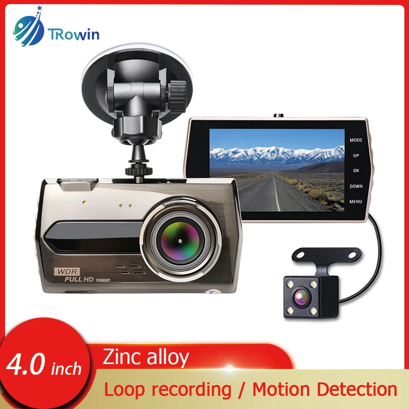 4inch Auto Dashcam HD1080P Car DVR Zinc Alloy Vehicle Camera Drive Video Recorder Night Vision Rear View Wide Angle Black Box
4inch Auto Dashcam HD1080P Car DVR Zinc Alloy Vehicle Camera Drive Video Recorder Night Vision Rear View Wide Angle Black Box
