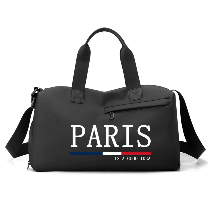 Gym Workout Bag Creativity PARIS Printed Oxford Bag Waterproof Tote with Compartment Wet Pocket Training Basketball Bag PU
Gym Workout Bag Creativity PARIS Printed Oxford Bag Waterproof Tote with Compartment Wet Pocket Training Basketball Bag PU
