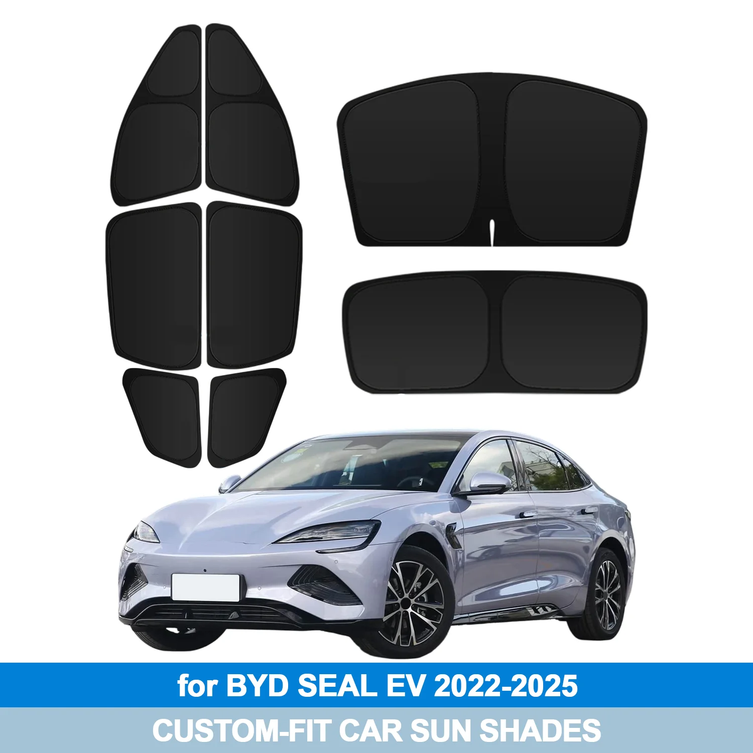 For BYD SEAL EV 2022-2025 Windshield Sun Shade Side Window Shades Cover Sun Visor Shield Privacy Protection
For BYD SEAL EV 2022-2025 Windshield Sun Shade Side Window Shades Cover Sun Visor Shield Privacy Protection