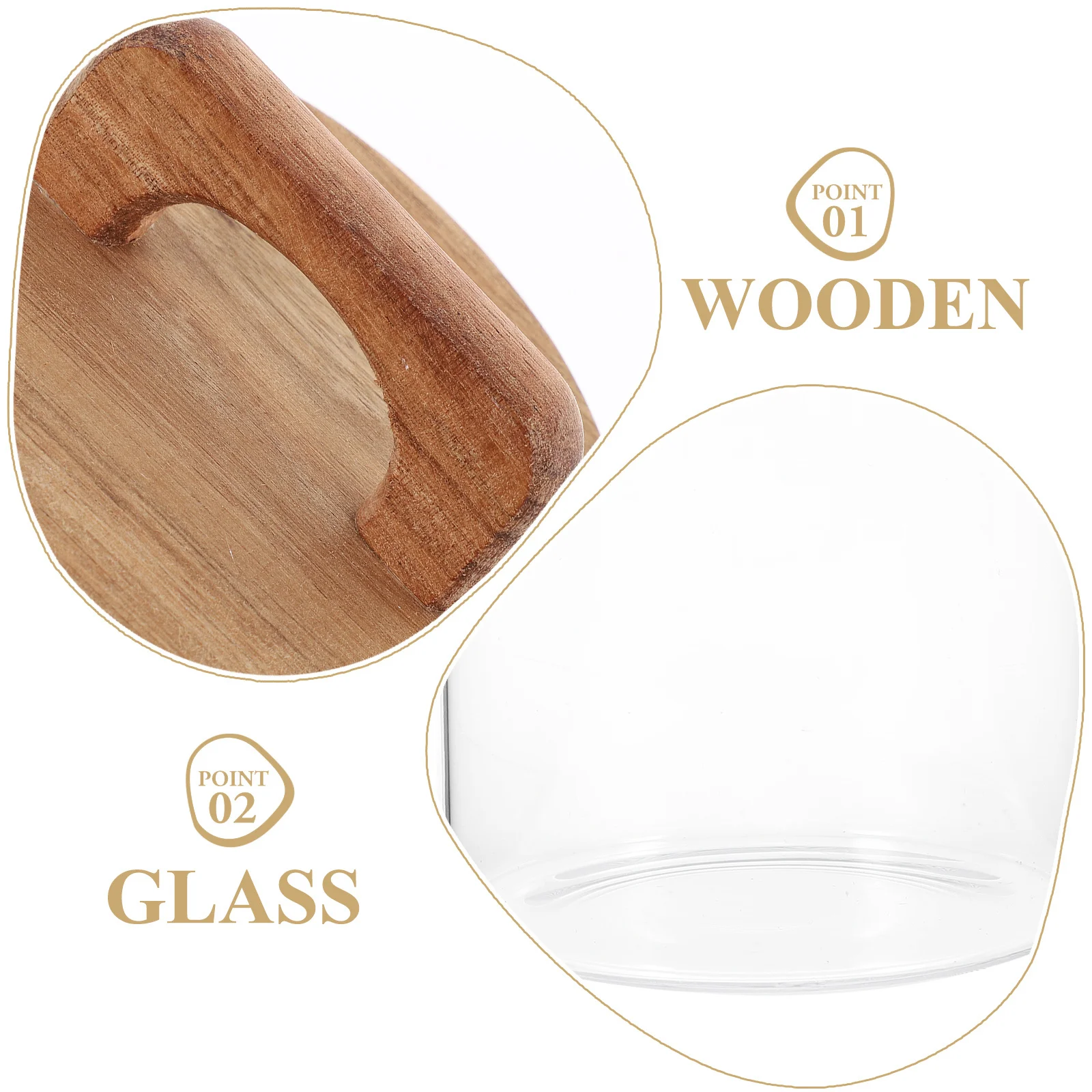 Glass Canisters with Airtight Lids Wooden Lid Container for Kitchen Cereals Coffee Bean Holder Tea Spice Storage
Glass Canisters with Airtight Lids Wooden Lid Container for Kitchen Cereals Coffee Bean Holder Tea Spice Storage