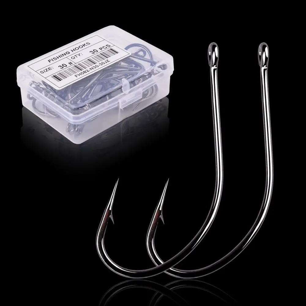 Nickle Lure Hooks Carp Fly Fishing Hook Off-set Fishing Hook Barbed Fishing Hooks Big Long Shank Flattened Sharped Fishhooks
Nickle Lure Hooks Carp Fly Fishing Hook Off-set Fishing Hook Barbed Fishing Hooks Big Long Shank Flattened Sharped Fishhooks