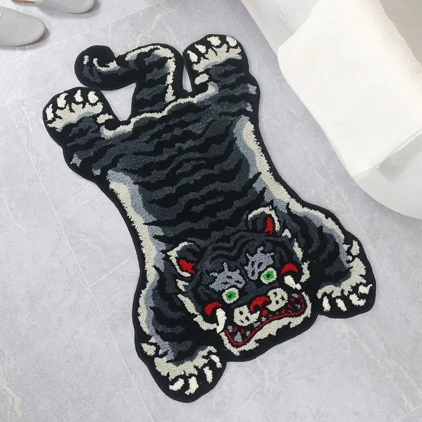 Home Decor Tibetan Tiger Rug Handmade Tufted Tiger Shape Carpet Floor Mat Non-slip Absorbent Bathroom Mat Living Room Area Rugs
Home Decor Tibetan Tiger Rug Handmade Tufted Tiger Shape Carpet Floor Mat Non-slip Absorbent Bathroom Mat Living Room Area Rugs