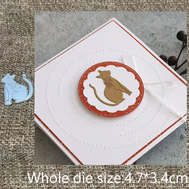 Новый дизайн, металлическая вырубная форма-трафарет для декора в виде кошки, для скрапбукинга, вырезания, тиснения, для альбомов, бумажных открыток и поделок
Новый дизайн, металлическая вырубная форма-трафарет для декора в виде кошки, для скрапбукинга, вырезания, тиснения, для альбомов, бумажных открыток и поделок