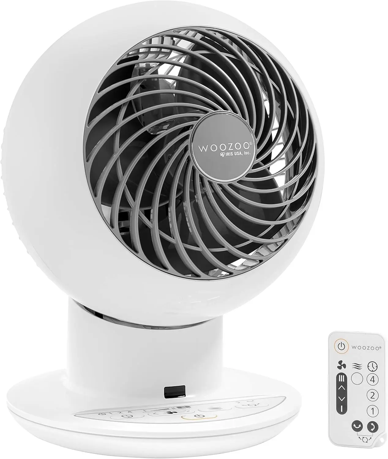Quiet 5-Speed Oscillating Air Circulator with 82ft Max Air Distance for Bedroom, Office, Dorm, White
Quiet 5-Speed Oscillating Air Circulator with 82ft Max Air Distance for Bedroom, Office, Dorm, White