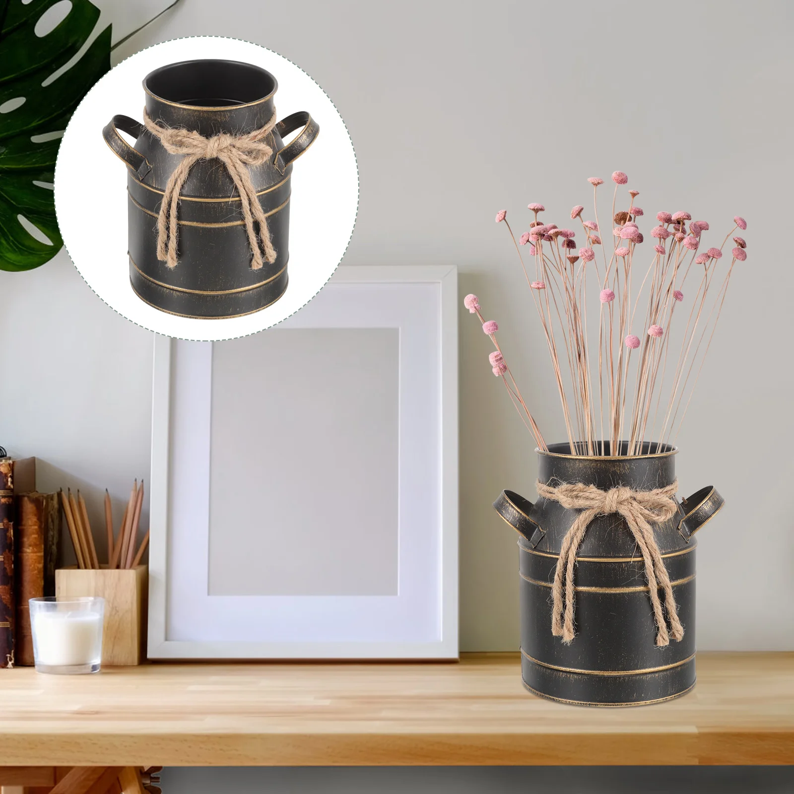 Tin Bucket Metal Planters Small Flower Pot Retro Front Porch Succulent Vase Buckets with Handles Vintage Dried Vases
Tin Bucket Metal Planters Small Flower Pot Retro Front Porch Succulent Vase Buckets with Handles Vintage Dried Vases