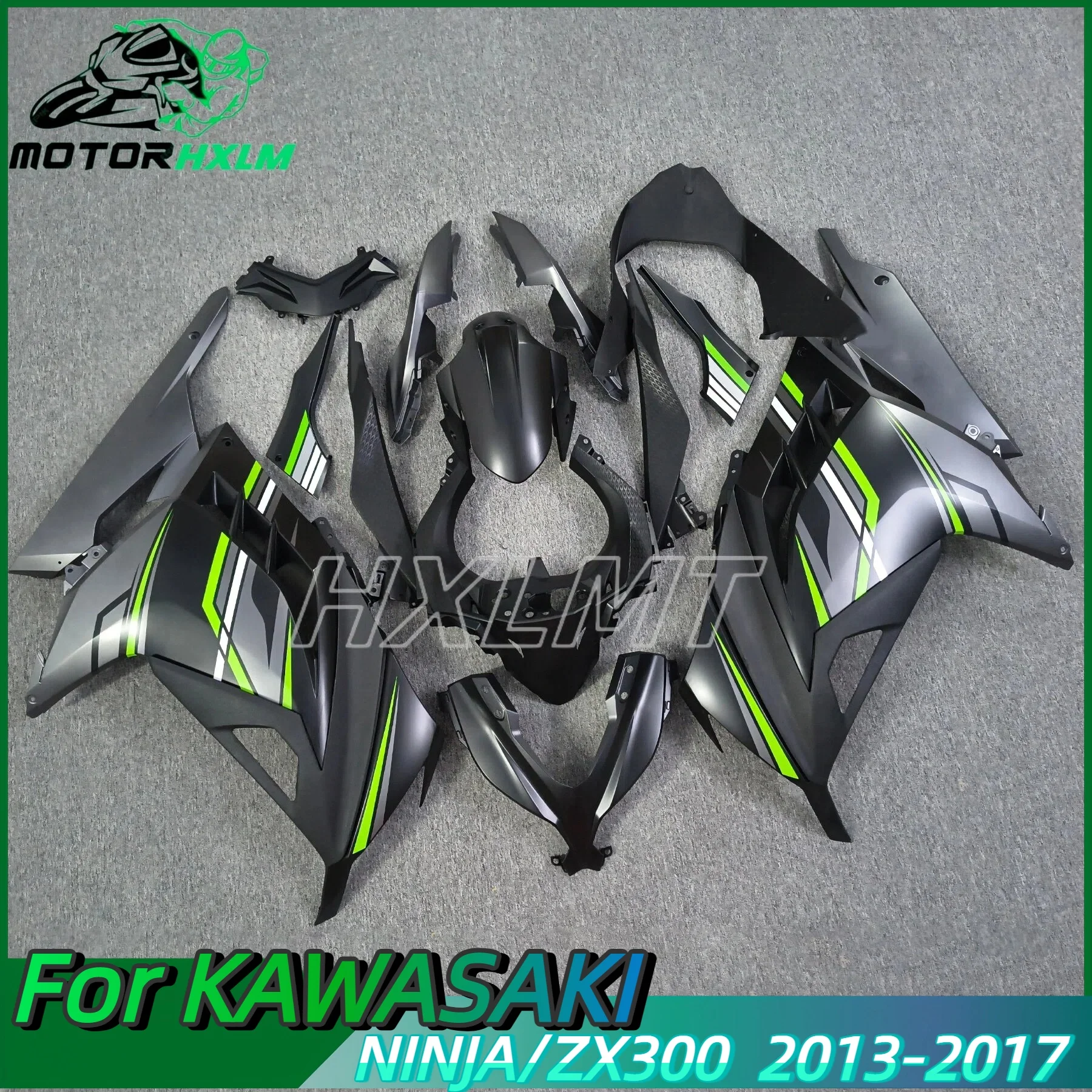 The Motorcycle Fairing kit is Suitable For KAWASAKI Ninja 300 ZX300 EX300 2013 2014 2015 2016 2017 Bodywork Fairings Kits
The Motorcycle Fairing kit is Suitable For KAWASAKI Ninja 300 ZX300 EX300 2013 2014 2015 2016 2017 Bodywork Fairings Kits