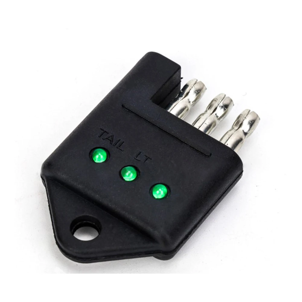 1*4 Way Flat Wire Tester Tail Light Turn Lights Tester Signal Trouble Shooter With LED FOR RV Trailer Truck Off-road Vehicle
1*4 Way Flat Wire Tester Tail Light Turn Lights Tester Signal Trouble Shooter With LED FOR RV Trailer Truck Off-road Vehicle