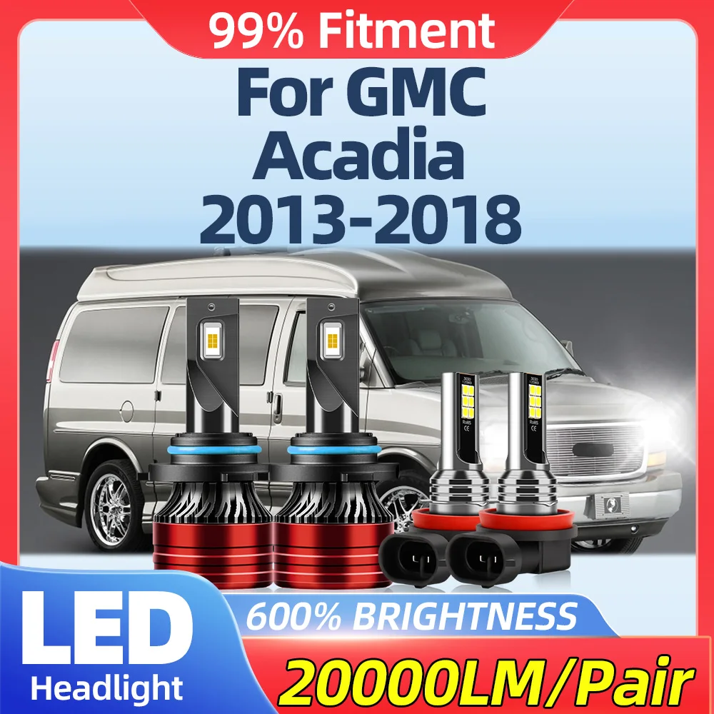 Car LED Headlight 40000LM Super Bright Auto Headlamps Bulbs 12V Fog Lamps 6000K For GMC Acadia 2013 2014 2015 2016 2017 2018
Car LED Headlight 40000LM Super Bright Auto Headlamps Bulbs 12V Fog Lamps 6000K For GMC Acadia 2013 2014 2015 2016 2017 2018