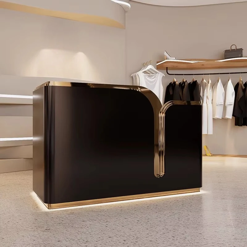 &c Luxury Black Gold Beauty Salon Reception Desk Boutique Cashier Counter High Level Barber Shop Gym Led Reception Front Desk
&c Luxury Black Gold Beauty Salon Reception Desk Boutique Cashier Counter High Level Barber Shop Gym Led Reception Front Desk