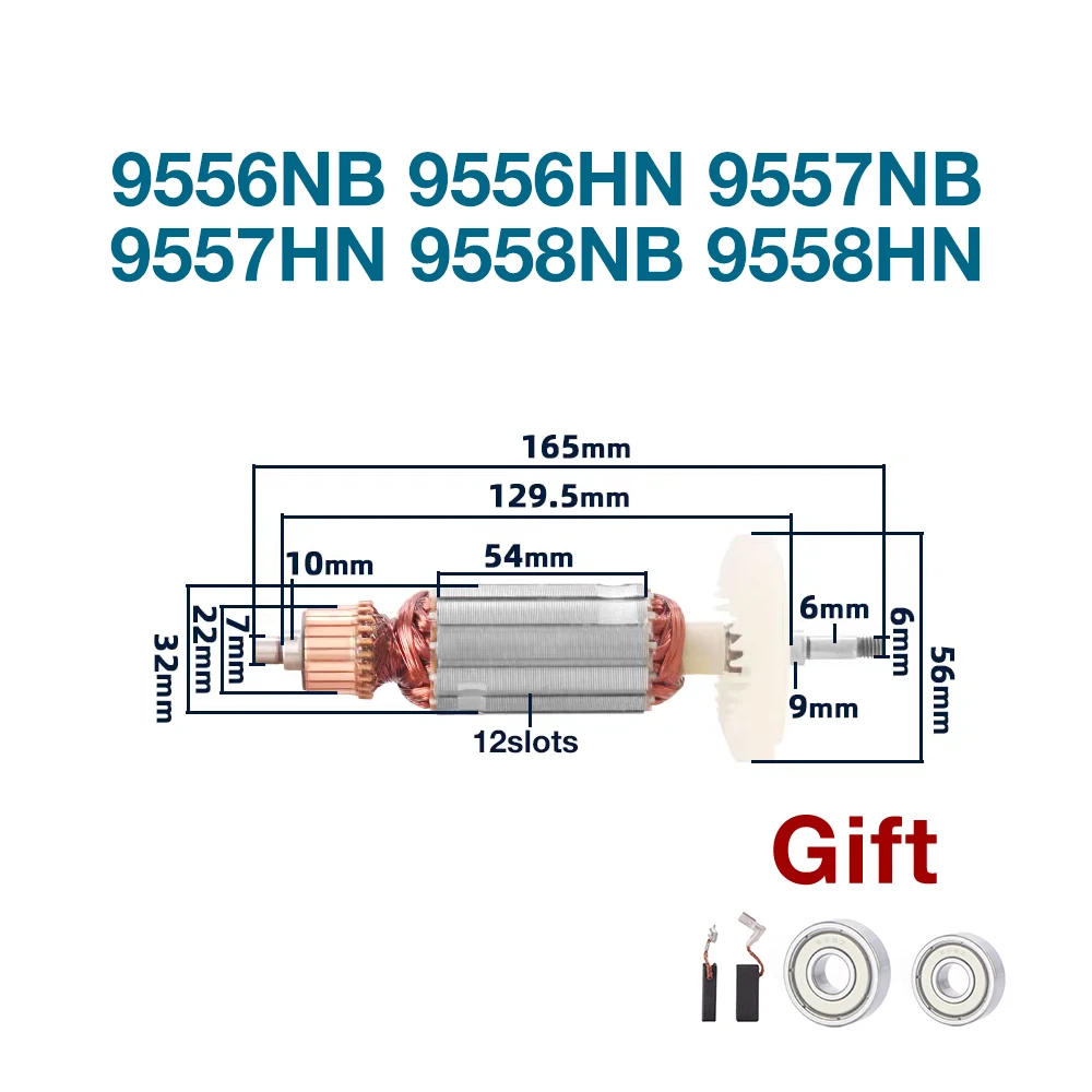 AC220-240 якорь ротора катушка статора для Makita 9556NB 9556HN 9557NB 9557HN 9558NB 9558HN аксессуары замена
AC220-240 якорь ротора катушка статора для Makita 9556NB 9556HN 9557NB 9557HN 9558NB 9558HN аксессуары замена