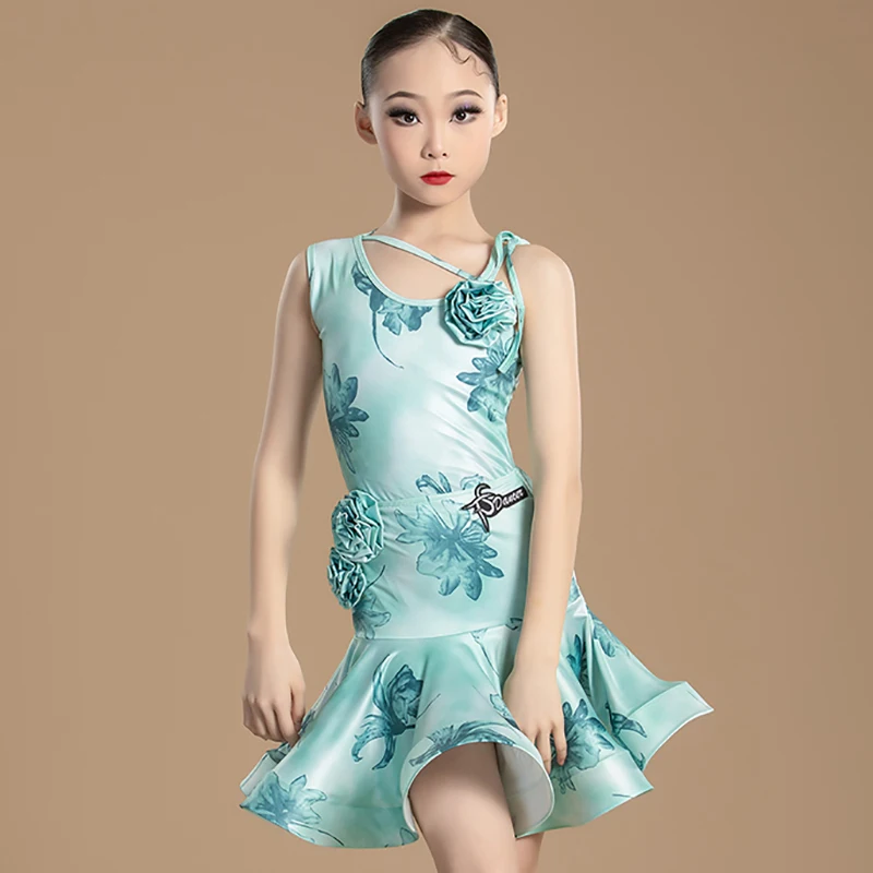 Children Modern Latin Dance Light Green Flower Print Jumpsuit and Skirt Girls Professional Competition Waltz Social Dancewear
Children Modern Latin Dance Light Green Flower Print Jumpsuit and Skirt Girls Professional Competition Waltz Social Dancewear