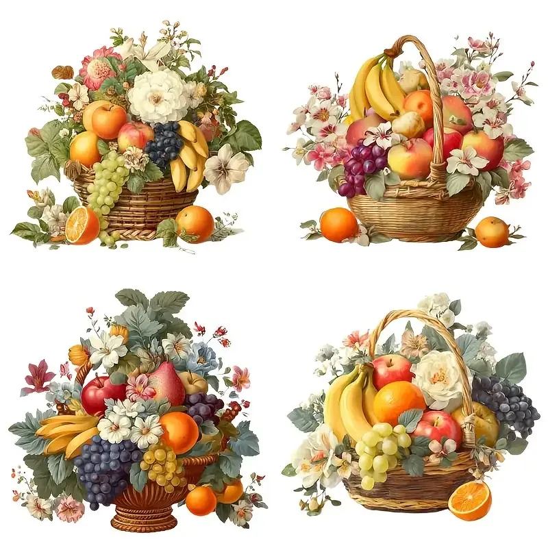 4Pcs Vintage Fruit Basket Floral Stickers, Waterproof Vinyl Aesthetic Decals for Laptop Water Bottle Car Window Home Decor
4Pcs Vintage Fruit Basket Floral Stickers, Waterproof Vinyl Aesthetic Decals for Laptop Water Bottle Car Window Home Decor