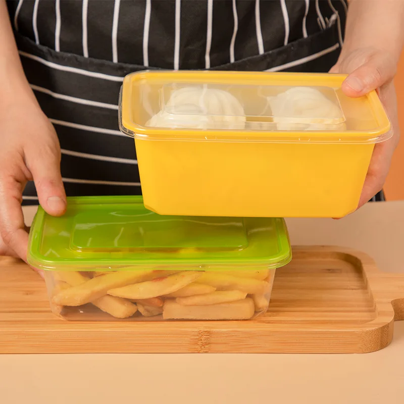 Disposable Food Containers Rectangular Takeout Box Plastic PP Food Grade Colorful Lunch Box
Disposable Food Containers Rectangular Takeout Box Plastic PP Food Grade Colorful Lunch Box