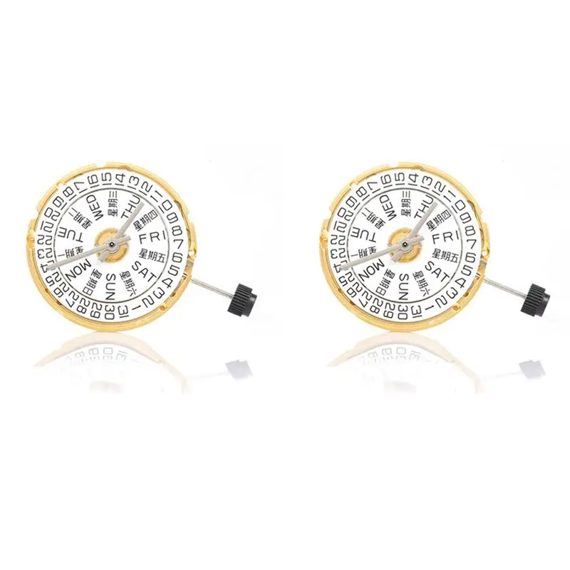 2X 2836 Watch Movement 2836 Gold Movement With Week Plate+Calendar Plate High-Precision Automatic Mechanical Movement Multi-Purp
2X 2836 Watch Movement 2836 Gold Movement With Week Plate+Calendar Plate High-Precision Automatic Mechanical Movement Multi-Purp